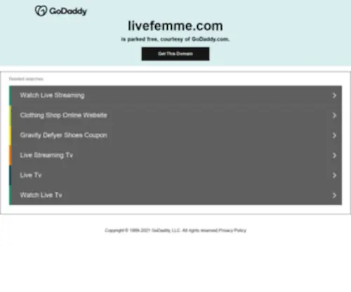 Livefemme.com(Livefemme) Screenshot