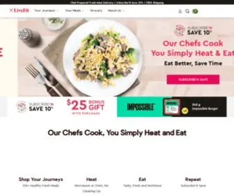 Livefitfood.ca(Chef Prepared Fresh) Screenshot