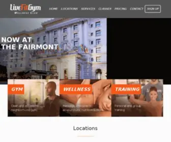 Livefitgym.com(Live Fit Gym) Screenshot