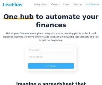 Liveflow.io(Get all your finances in one place) Screenshot