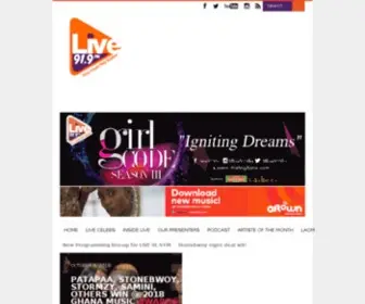 LivefmGhana.com(Live 91.9 FM Ghana) Screenshot