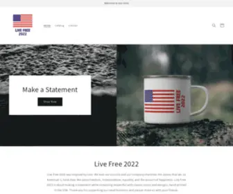 Livefree2022.com(Live Free 2022) Screenshot