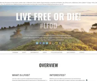 Livefreeordietv.com(Live Free or Die) Screenshot