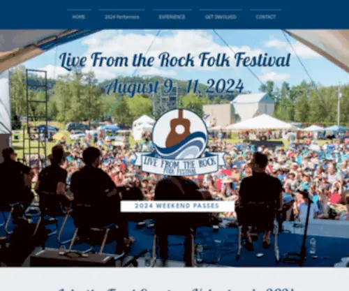 Livefromtherockfolkfestival.com(Live From the Rock Folk Festival) Screenshot