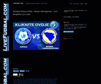 Livefudbal.com(Direktan prenos utakmica besplatno) Screenshot