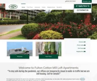 Livefultoncottonmill.com(Fulton Cotton Mill Lofts) Screenshot