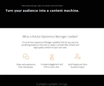 Livefyre.com(Real-time Content Marketing and Engagement Platform) Screenshot
