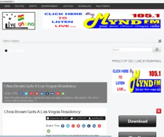 Liveghana.net(Live Ghana) Screenshot