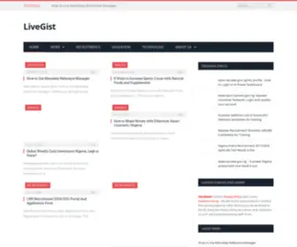 Livegist.com.ng(Nigeria News Today And Recruitment 2021) Screenshot