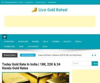 Livegoldrates.com(Today Gold Rate in India) Screenshot