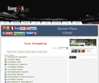 Livegoli.com Screenshot