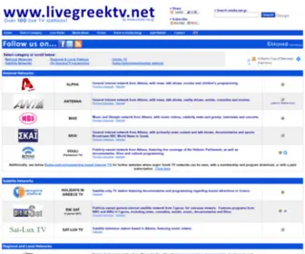 Livegreektv.net(Over 100 Live and On) Screenshot
