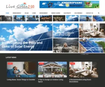 Livegreen2GO.com(Green Energy Blog) Screenshot