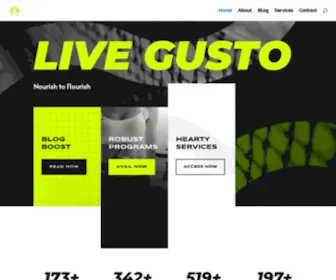 Livegusto.com(Live Gusto) Screenshot