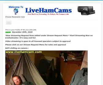 Livehamcams.com(LIVE CAM) Screenshot