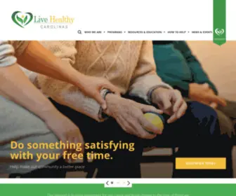 Livehealthycarolinas.org(Live Healthy Carolinas) Screenshot