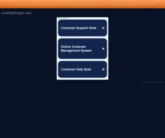 Livehelpengine.com(Free Live Help Customer Support Visitor Tracking Hosted Solution by) Screenshot