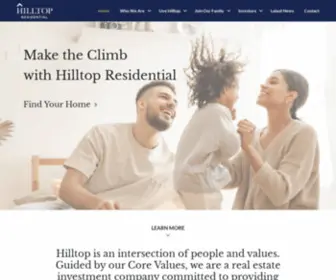 Livehilltop.com(Hilltop Residential) Screenshot