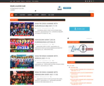 Livehitz.com(Srilanka No.1 Live Show Download Site) Screenshot