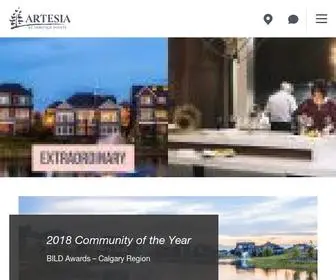 Liveinartesia.com(Artesia at Heritage Pointe) Screenshot