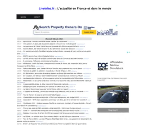 Liveinfos.fr(Liveinfos) Screenshot