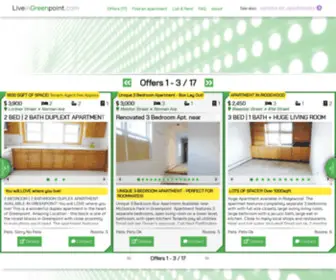 Liveingreenpoint.com(Live in Greenpoint) Screenshot