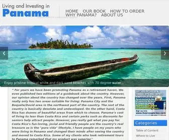 Liveinpanama.com(Living and Retiring in Panama) Screenshot