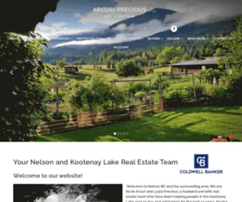 Liveinthekootenays.com(Arcuri-Precious Real Estate) Screenshot