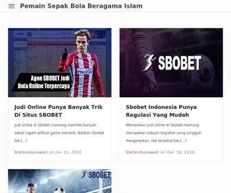 Liveislam.net(Pemain Sepak Bola Beragama Islam) Screenshot