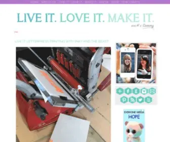 Liveitloveitmakeit.com(Make it) Screenshot