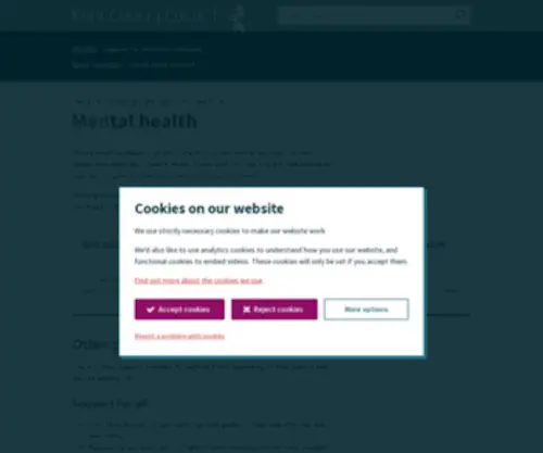 Liveitwell.org.uk(Mental health) Screenshot