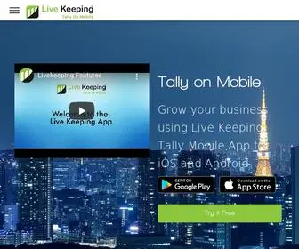 Livekeeping.com(Tally Mobile App for Android iOS) Screenshot