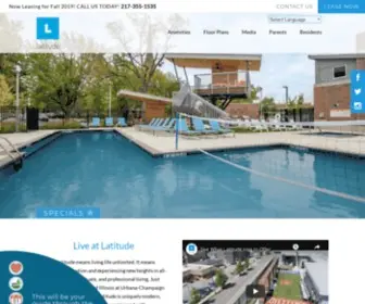 Livelatitude.com(All-Inclusive Student Housing) Screenshot