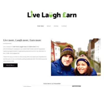 Livelaughearn.com(Live more) Screenshot