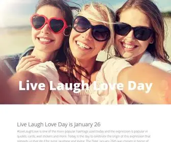 Livelaughloveday.com(Live Laugh Love Day) Screenshot