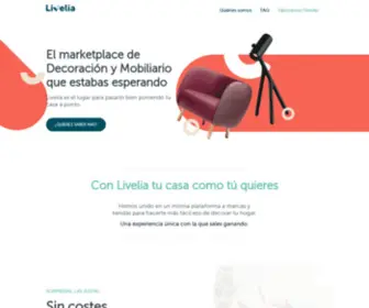 Liveliahome.com(Livelia) Screenshot