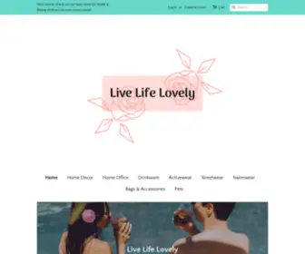 Livelifelovelyfla.com(Live Life Lovely) Screenshot