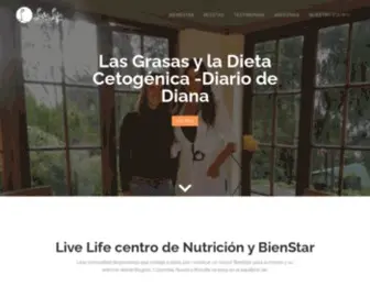 Livelifenutrition.net(LiveLife Nutrition y BieneStar) Screenshot