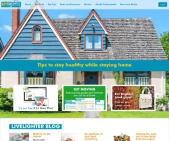 Livelighter.com.au(Helping You Lead A Healthier Lifestyle) Screenshot