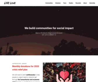 Livelove.org(Live Love) Screenshot