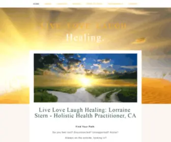 Livelovelaughhealing.com(Live Love Laugh Healing) Screenshot
