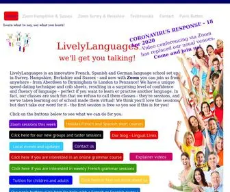 Livelylanguages.co.uk(Home) Screenshot