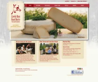 Livelyrun.com(Lively Run Dairy which) Screenshot