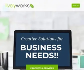 Livelyworks.net(Creative Solutions for Business Needs) Screenshot