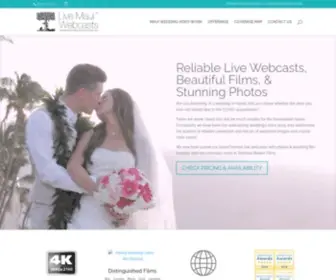 Livemauiwebcasts.com(Hawaii Wedding Video) Screenshot