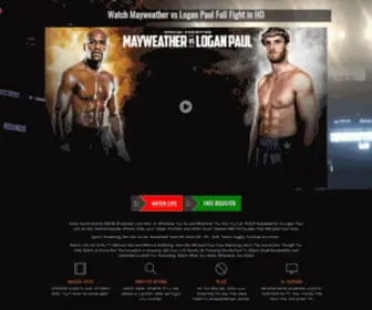 Livemayweathervspaul.com(Boxing Live Stream Online TV) Screenshot