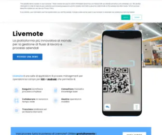 Livemote.com(La soluzione per il potenziamento degli operatori sul campo) Screenshot