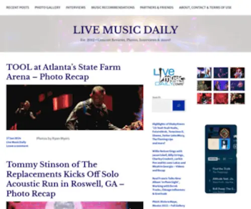 LivemusiCDaily.com(LivemusiCDaily) Screenshot