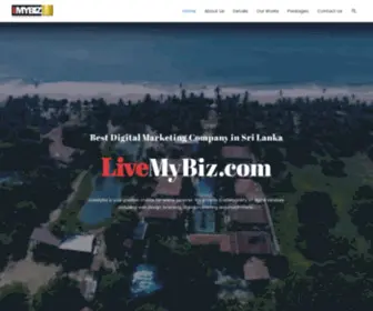 Livemybiz.com(Digital Marketing Company in Sri Lanka) Screenshot