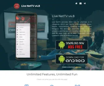 Livenettv.xyz(Live NetTV) Screenshot